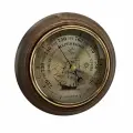 Барометр настенный механический домашний смич БМ1 корабль массив дерева диаметр 17см