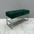 Банкетка с ящиком в прихожую для обуви 100х35х55 см STEEL MEBEL (БПХ-0К4)