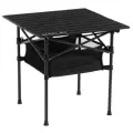 Стол туристический, 58 х 58 х 58 см, с органайзером, цвет чёрный