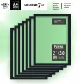 Набор фоторамок 21х30 - 7шт черный, настенная пластиковая фоторамка набор для сертификатов, дипломов, грамот, Рамки Белогорья