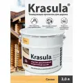 Тонирующая пропитка для дерева Krasula/3л/Сосна, защитно-декоративный состав для древесины Красула