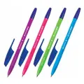 BRAUBERG Ручка шариковая X-333 Neon Solid, 0.35 мм (142831), синий цвет чернил