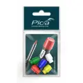 Набор сменных цветных колпачков для разметочного карандаша Pica-DRY PICA-MARKER 55801