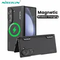 Чехол Nillkin для Samsung Galaxy Z Fold 6, 5G Magsafe, магнитный чехол для беспроводной зарядки, противоударный и противоударный отпечаток пальца для Fold 6, Without Pen Holder, For Galaxy Z Fold 6