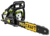 Бензопила цепная GS-58X 2/2 PROCRAFT 2,3 л. с, 37 см3, 40 см, 22,5 м/с (2 шины + 2 цепи)
