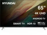 Телевизор LED Hyundai 65 H-LED65BU7009 Android TV Frameless Metal черный/черный 4K Ultra HD 60Hz DVB