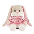Мягкая игрушка Jack & Lin Зайка Лин, в розовом бомбере с юбочкой, 20 см, в коробке