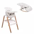 Стул Tutti Bambini для кормления растущий High Chair Nova Ecru/Scandinavian Walnut