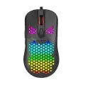 Мышь G925, игровая, проводная, оптическая, RGB, 12000 dpi, USB, 1.8 м, чёрная