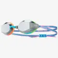Очки для плавания подростковые TYR Youth Black Ops 140 EV Mirrored Racing (390 Голубой, O/S)