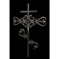 Крест на могилу 1,2м кладбище кованый