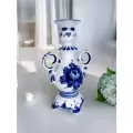Подсвечник однорожковый гжель