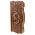 Нарды WoodGames Дракон, с замком, складные, дерево, 58x28х5,5 см