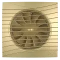 Вентилятор осевой вытяжной с обратным клапаном D 100, декоративный SILENT 4C champagne DICITI