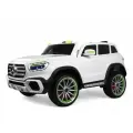 Детский электромобиль RiverToys М007БХ с дистанционным управлением, двухместный белый