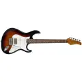 G260CS 3TS электрогитара 6-струнная, корпус ольха, привинченный гриф из клена, накладка пау ферро, 22 лада, 25,5, винтажные колки, тремоло, датчики Voiced Tone, цвет 3-tone Sunburst, Cort