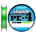 Плетеный шнур Sunline Siglon PEx4, 150 м, 3.3 кг, light green, 1 шт.