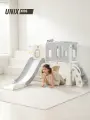 Детский игровой комплекс UNIX Kids Star Grey для улицы и дома с горкой