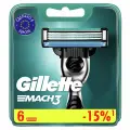 GILLETTE Кассеты для бритья Mach3, 6 шт.