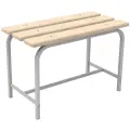 Скамья TI-СТ дерев. доска, Ш700хГ350хВ450