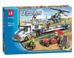 Конструктор/ Сити/ Город/ Полиция: Перевозчик вертолёта/ 410 деталей/ 10422/ для мальчика
