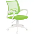 Кресло офисное Бюрократ CH-W695NLT салатовый TW-03A TW-18 крестовина пластик пластик белый