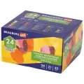 Краски акриловые художественные Brauberg Art Classic, Набор 24 шт, 21 цвет, в тубах 22 мл, 191722