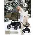 Коляска 3в1 Sweet Baby Vento Beige (Black)