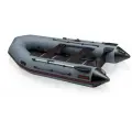 Моторная килевая лодка Leader boats ПВХ Тайга-320 Киль NOVA с жестким дном, до 480 кг, серого цвета