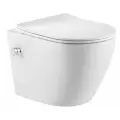 BILBAO ALTO BIDE Унитаз подвесной с функцией биде, белый, TORNADO, тонкое сиденье дюропласт, soft close