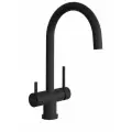 Смеситель для кухни Florentina клио Нуар c подключением к фильтру