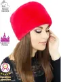 Шапка Lemmex Шапка кубанка Ричеса для женщин, размер 58-60, кораллово-красный