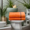 Полотенце банное махровое набор 2 шт 70х140 см терракотовый