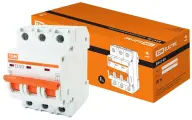 Автоматический выключатель ВА47-29 3Р 40А 4,5кА х-ка D, TDM SQ0206-0177 (1 шт.)