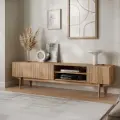 Тумба под телевизор напольная 180 см Келли светло-коричневый, тв комод на ножках