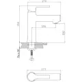 Смеситель для умывальника 35k MIXLINE ML22-04 Round