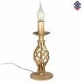 Настольная лампа свеча прованс ковка S5095-1