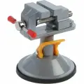 Мини-тиски алюминиевые тундра, крепление на присоске, поворотные на 180°, 35 мм