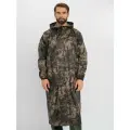 Плащ-дождевик с капюшоном мужской Huntsman ВВЗ для рыбалки, охоты, непромокаемый, ткань таффета PVC 20000, цвет Лабиринт (р.56-58/182)