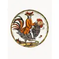 Тарелка коллекционная Наездник на петухе. Русский лубок, 20 см