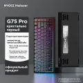 MCHOSE G75 Pro Игровая клавиатура беспроводная-Cabbage Tofu Axis V2, Английская раскладка, черный и серый цвета