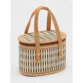 Корзина для хранения из бамбука Доляна Nature, размер 20х13х13