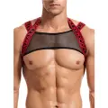 Мужская портупея красная JOCKMAIL JM905-8 полиэстер S/M (46-48)