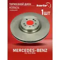 Диск тормозной Kortex для MERCEDES-BENZ GL/GLE W166 передний вентилируемый (d-375mm)