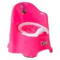 Детский горшок Dunya Plastik Комфорт со съёмной чашей и крышкой, 35 х 34 х 31 см, розовый