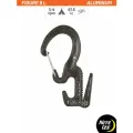 Безузловой натяжитель для веревки Nite Ize Figure 9 Carabiner L - Черный