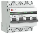 Выключатель автоматический 4п C 16А 4.5кА ВА 47-63 PROxima EKF mcb4763-4-16C-pro