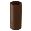 Труба водосточная Docke Premium пластиковая d85 мм 3 м каштан RAL 8017