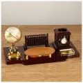 Набор настольный 6в1 (блок д/бумаг, подаст. д/печати, карандашница, визитница,глобус) 511393