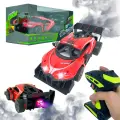 Машинка на радиоуправлении c металлическим каркасом и эффектом дыма черно-красная